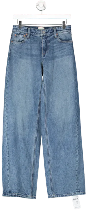 Alice   Olivia Blue Wide Leg Jeans UK 6