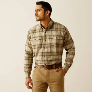 Ariat Men's Rebar Flannel DuraStretch™ Button-Down Work Shirt