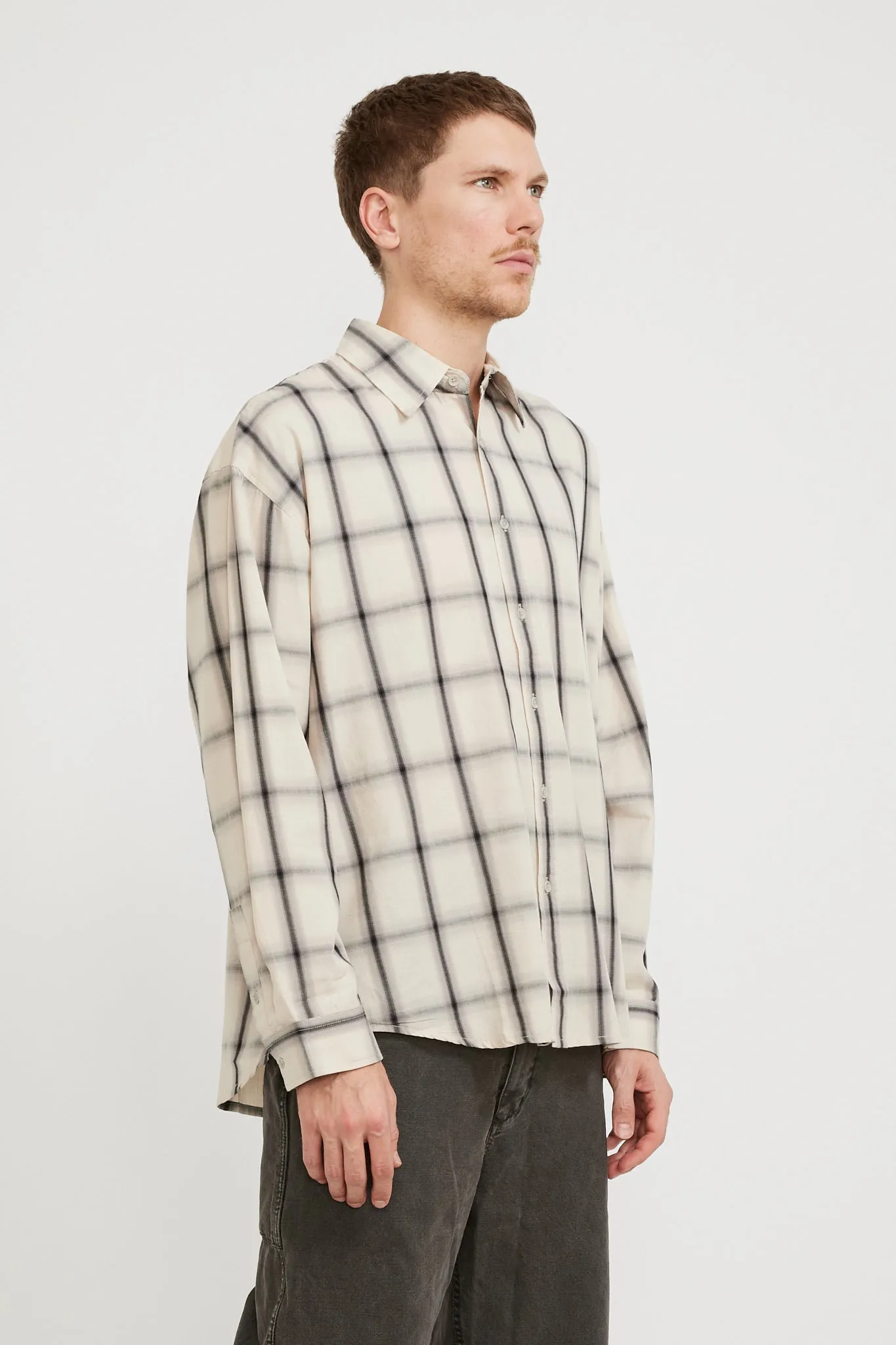 Big LS Shirt Bone Plaid