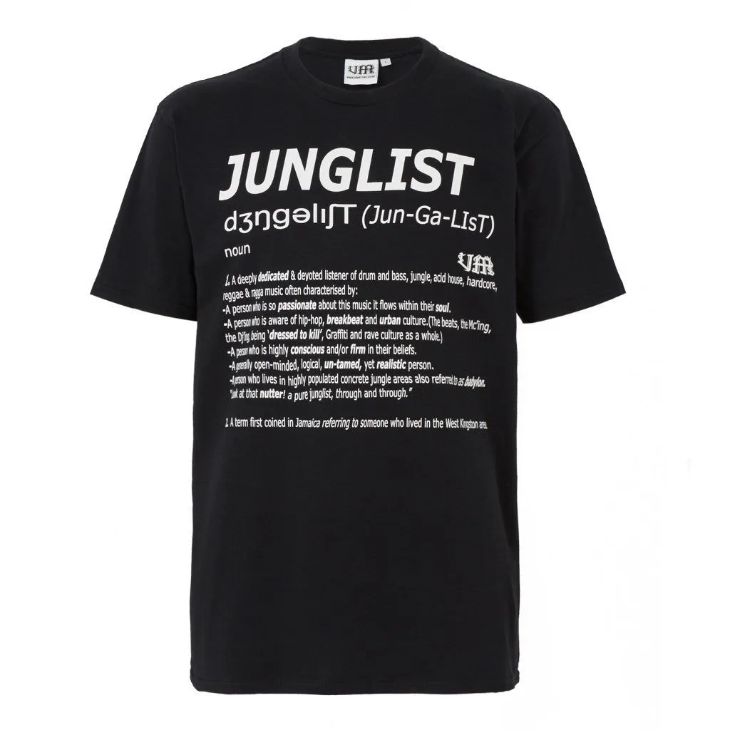 Black Junglist Definition T-Shirt