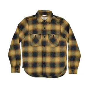 BM FLANNEL SHIRT - GOLD OMBRE PLAID