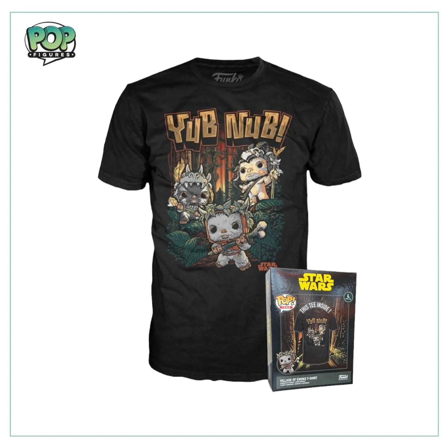 Boxed Tee - Village of Ewoks Funko T-Shirt - Star Wars