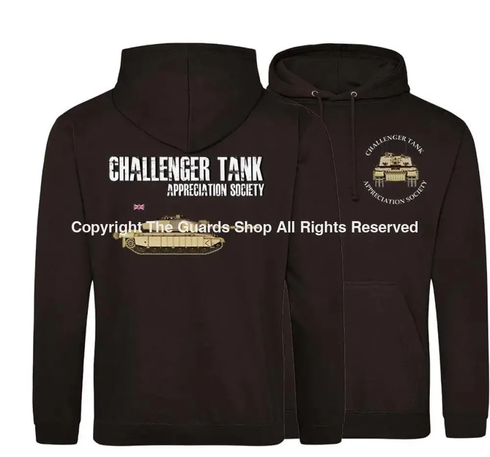 CHALLENGER TANK APPRECIATION SOCIETY Double Side Printed Hoodie