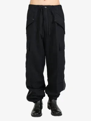 Dries Van Noten Mens Adjustable Drawstring Cargo Pants