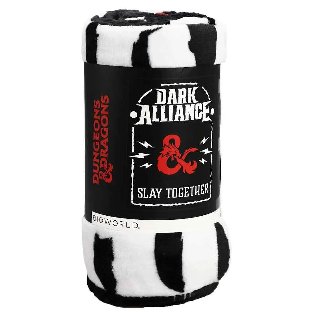 Dungeons & Dragons: Dark Alliance - "Slay Together" Plush Throw Blanket (Fleece, 45"x60") - Bioworld