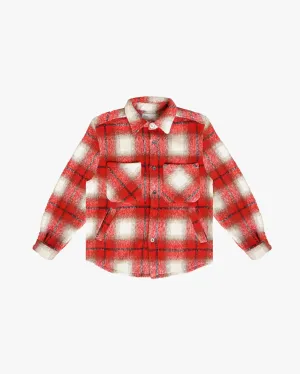 EPTM SIDE SLIT FLANNEL - RED