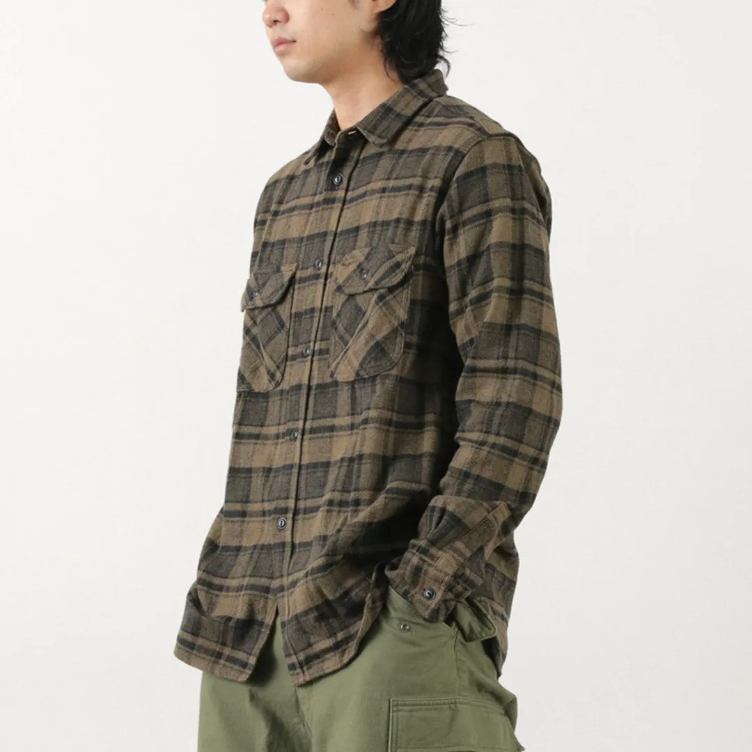 FOB FACTORY / F3497 Nel check work shirt