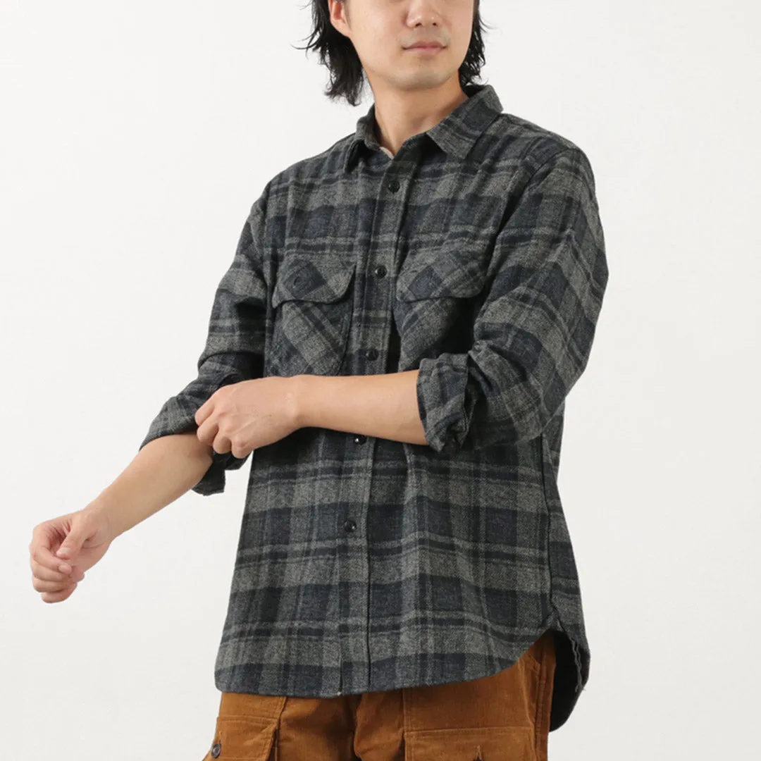 FOB FACTORY / F3497 Nel check work shirt