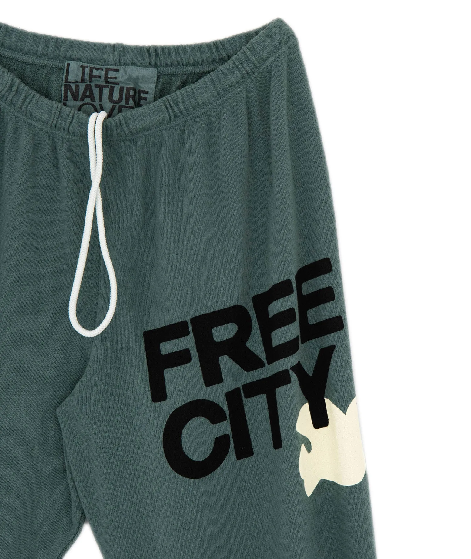 FREECITY Women Large Sweatpants Surplus Green