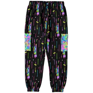 Glitchy Cargo Joggers