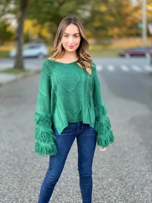 Green sweater