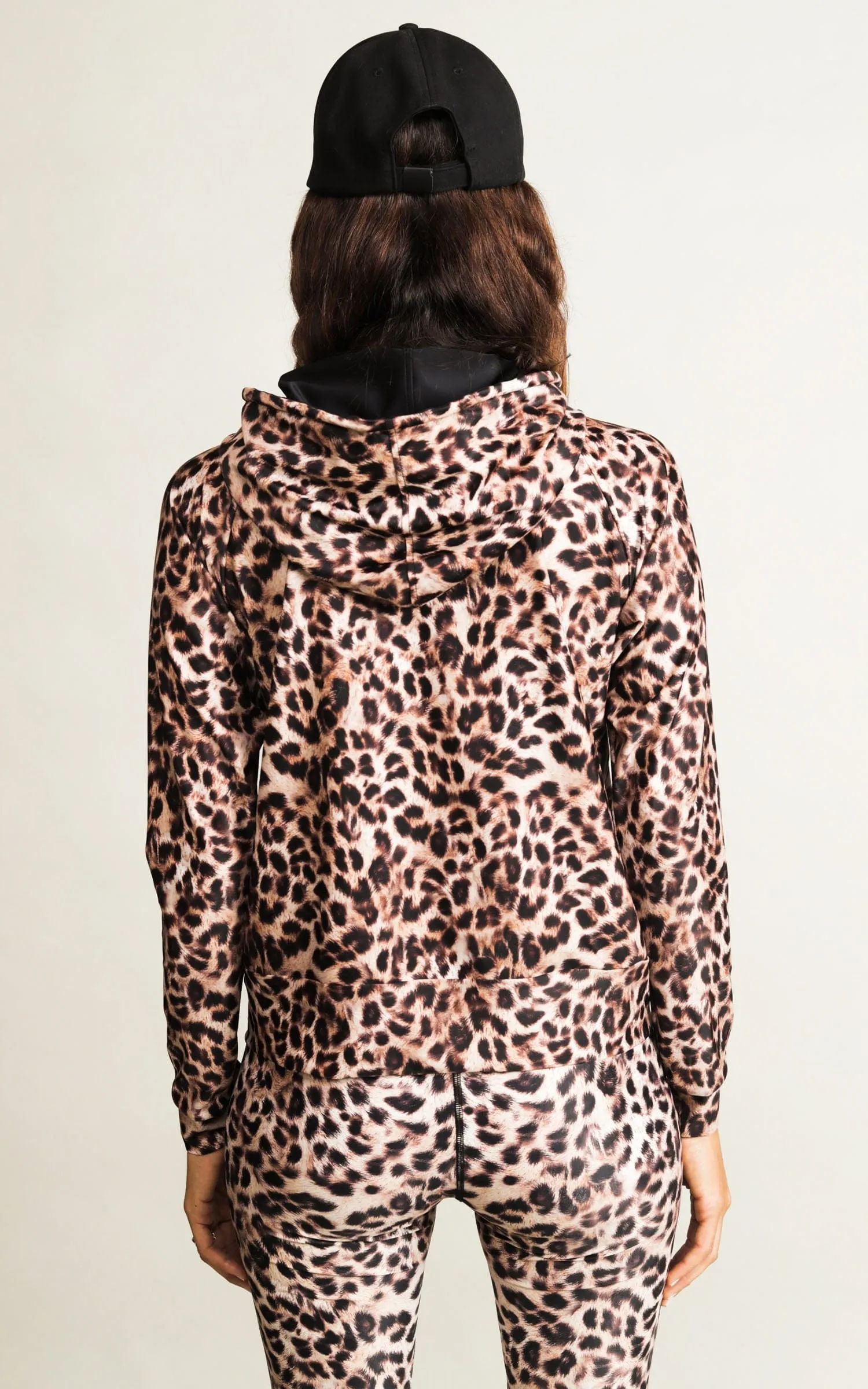 HALO Samaya Bomber Jacket in Natural Leopard