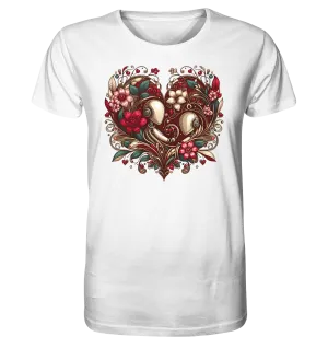 Herren T-Shirt mit Herzmotiv "Amoure Botanicals"