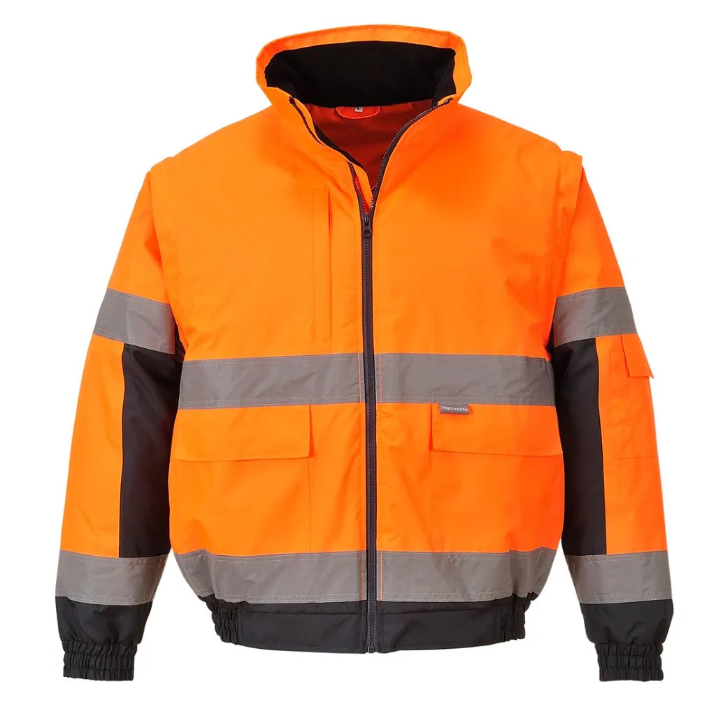 Hi-Vis 2in1 Bomber Jacket C468