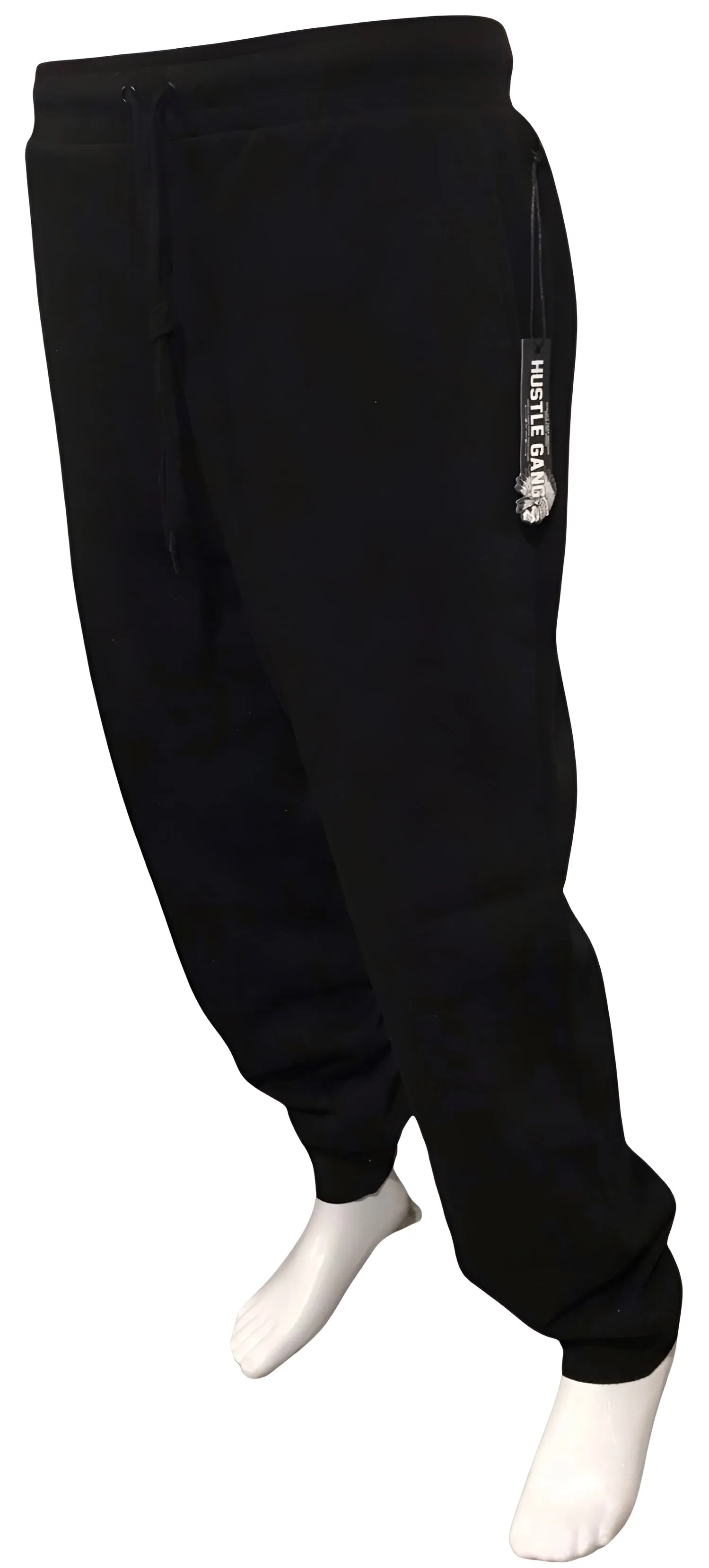 ^HUSTLE GANG^ (BLACK) SWEATPANTS FOR MEN