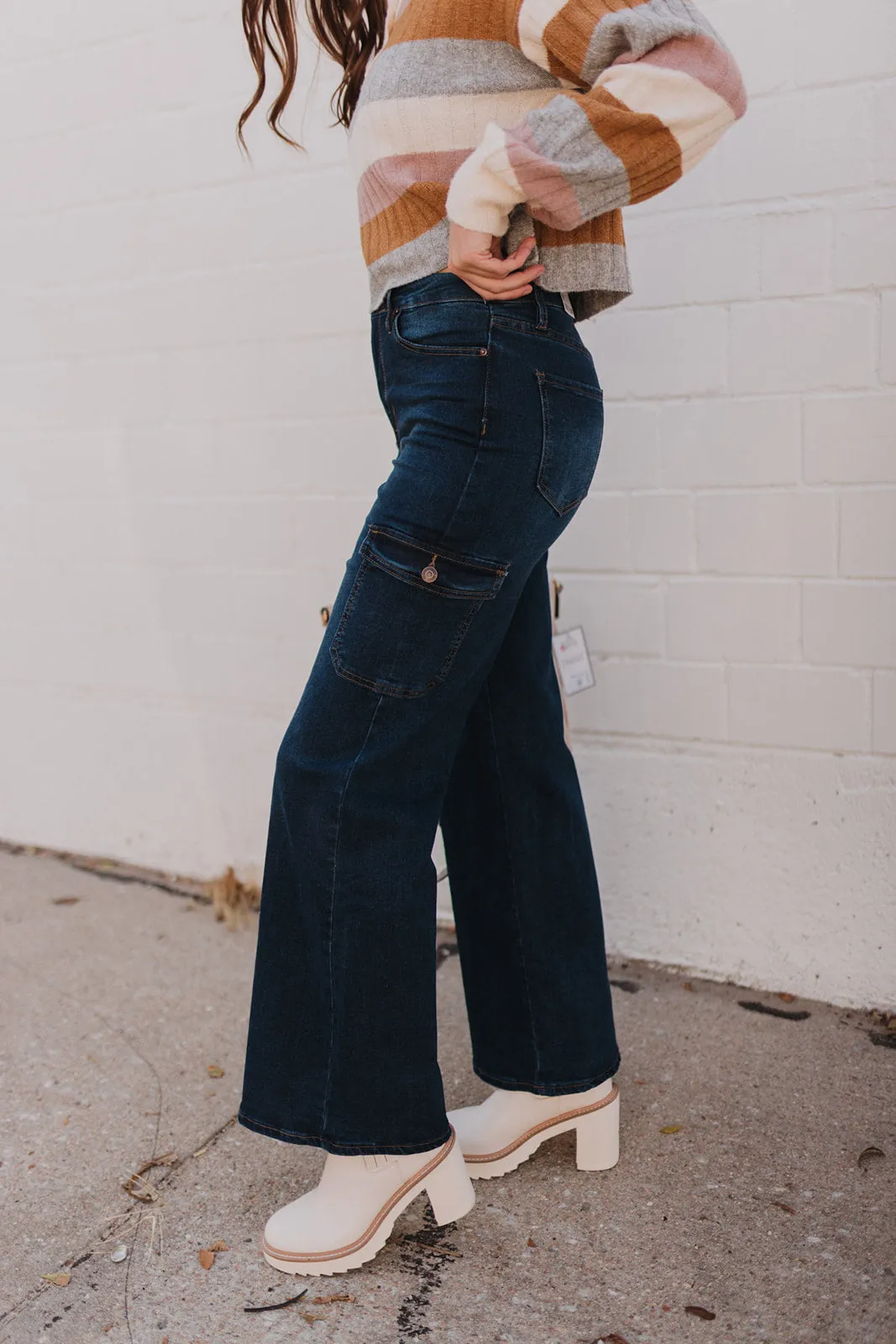 Look My Way High Rise Skater Jeans