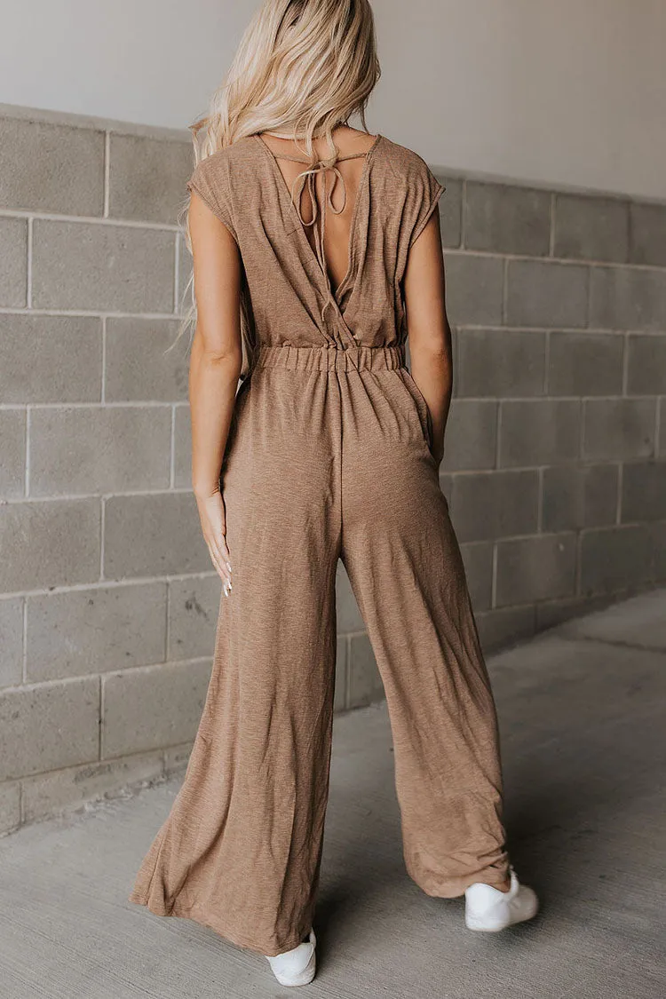 McKenna Jumpsuit - Mocha