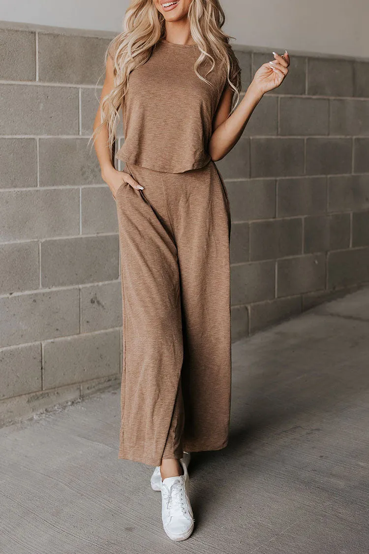 McKenna Jumpsuit - Mocha