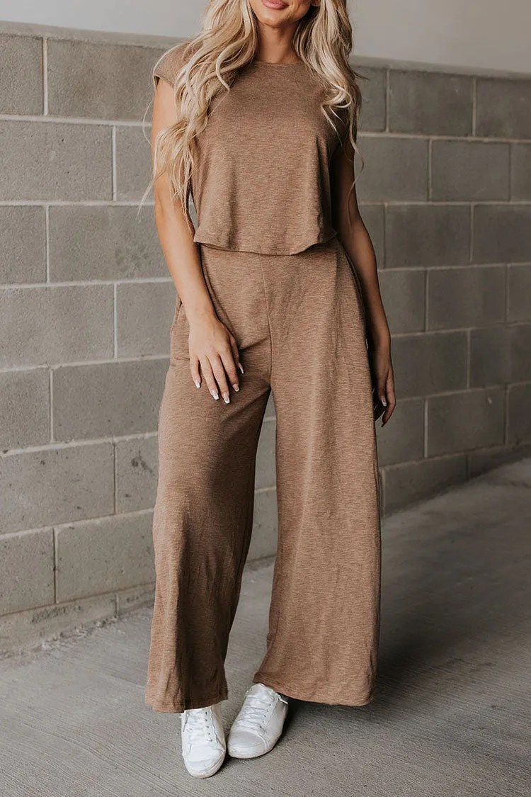 McKenna Jumpsuit - Mocha