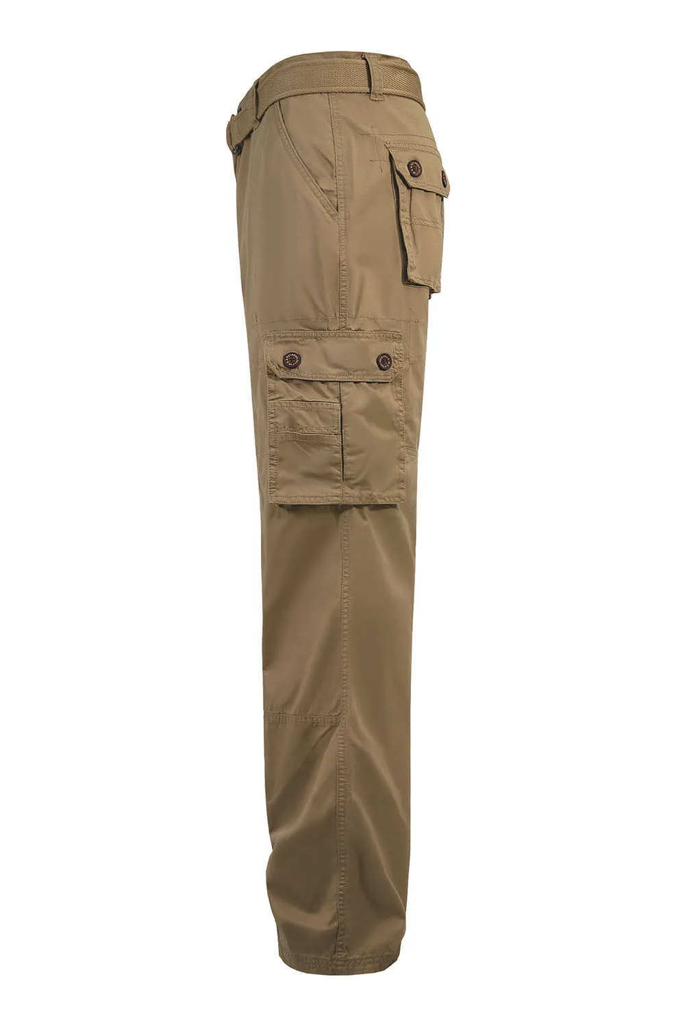 Men's Essential Enzyme Washed Twill Cargo Pants (1)