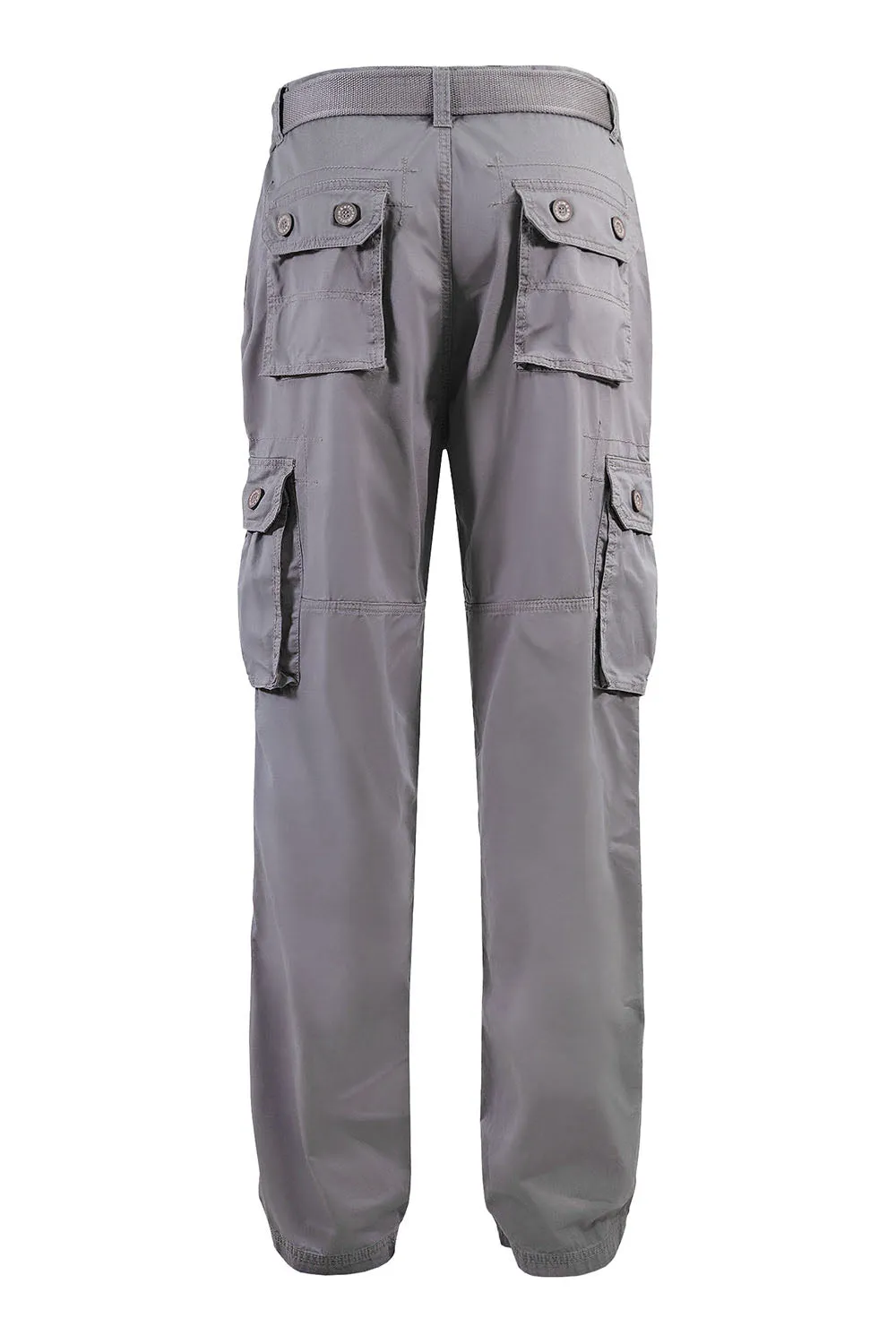 Men's Essential Enzyme Washed Twill Cargo Pants (1)