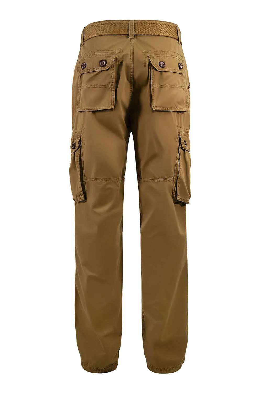 Men's Essential Enzyme Washed Twill Cargo Pants (2)