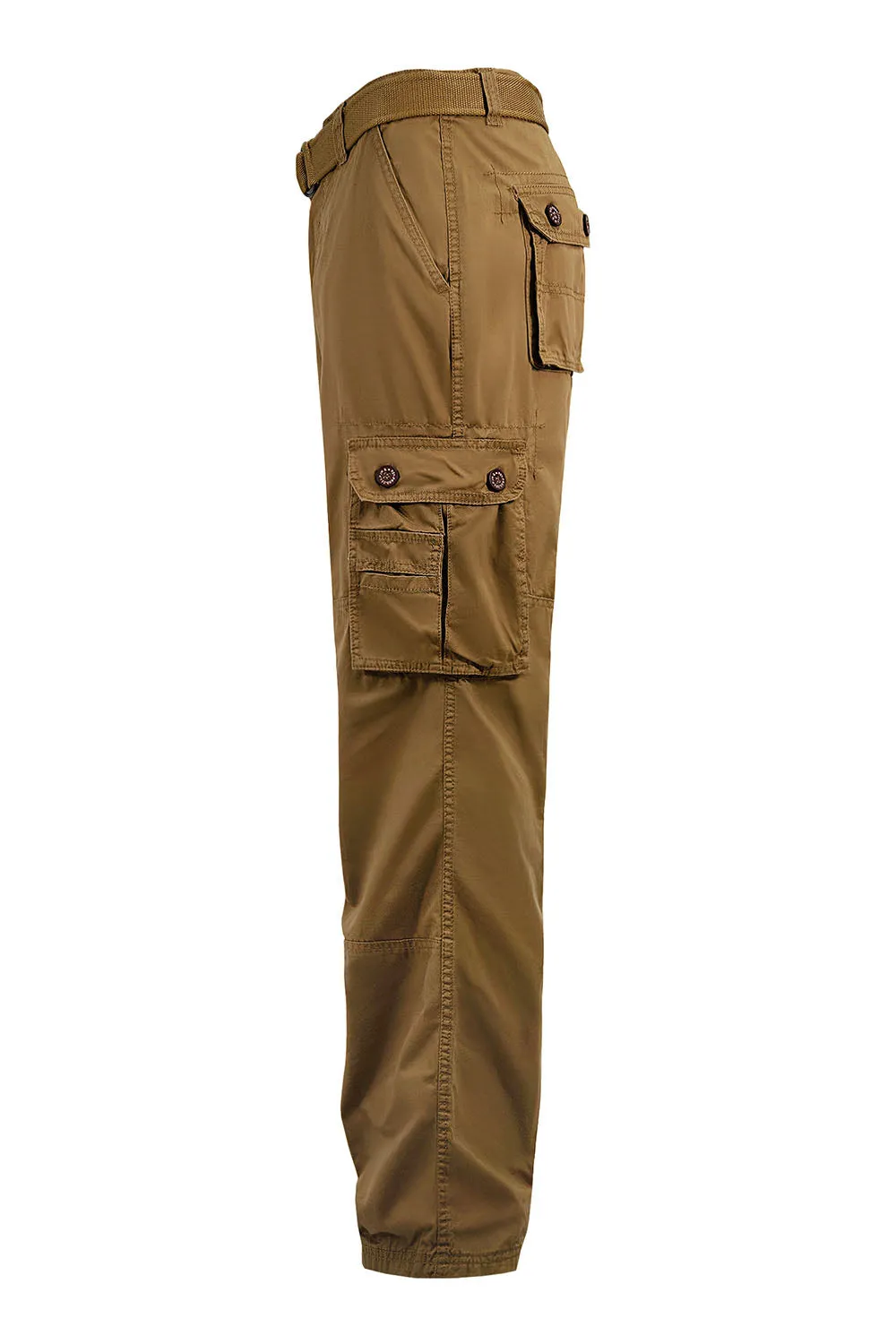 Men's Essential Enzyme Washed Twill Cargo Pants (2)