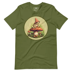 Men's Frog On A Mushroom Graphic T-shirt