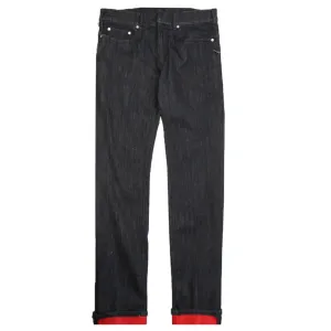 Neil Barrett Red Trim Denim Jeans