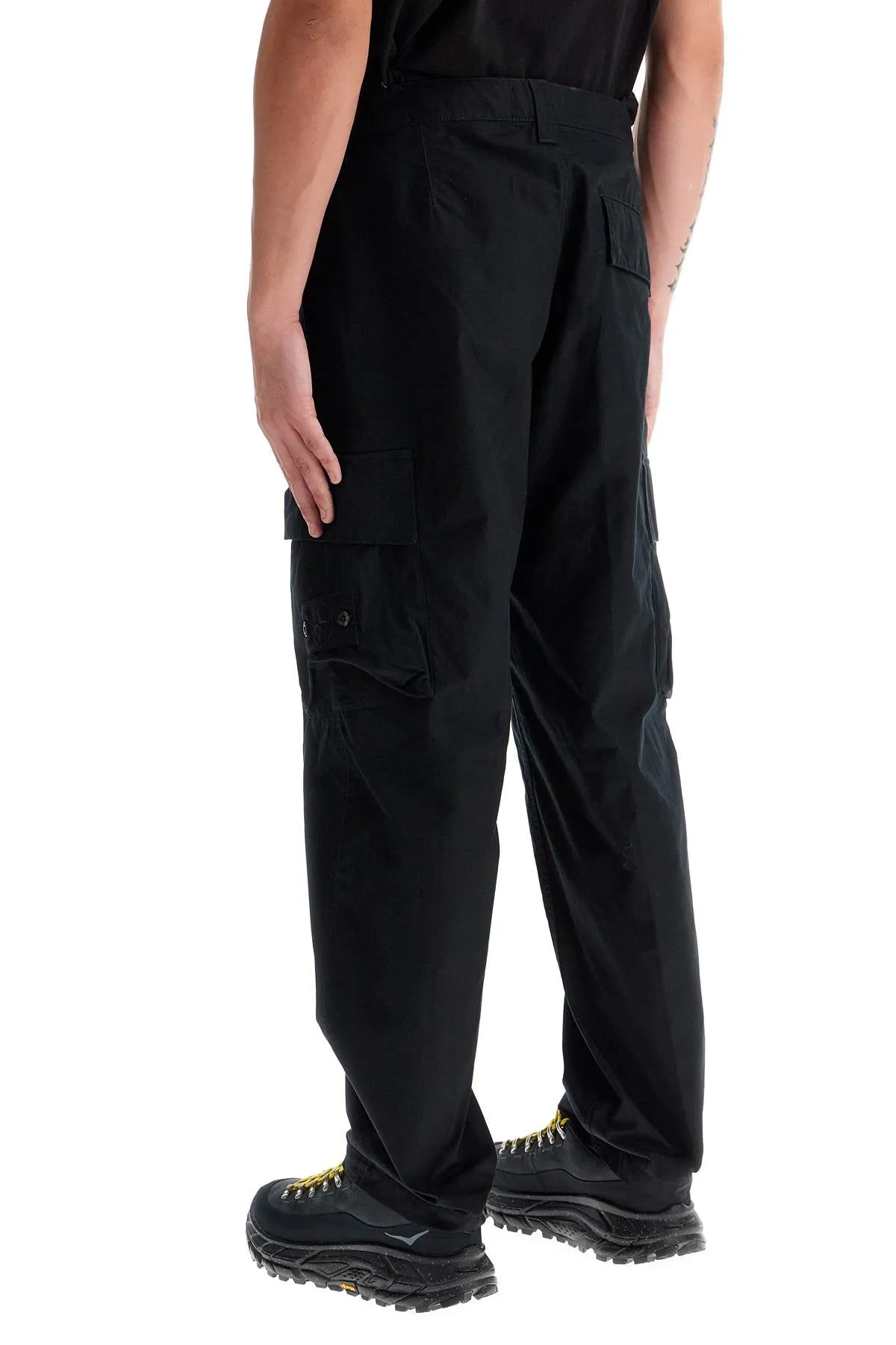 "cotton ghost cargo pants for men 8115311F1 NERO