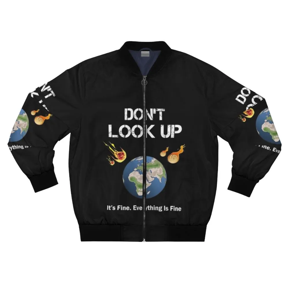 "Don't Look Up" Earth Day Bomber Jacket