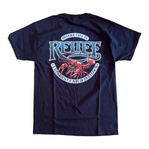 Relief CrawFish T Shirt Black