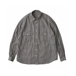 ROLL UP FLANNEL GINGHAM CHECK SHIRT