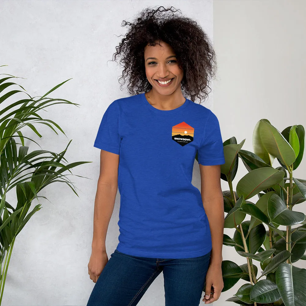 Sunset Pocket Logo Ladies T-Shirt