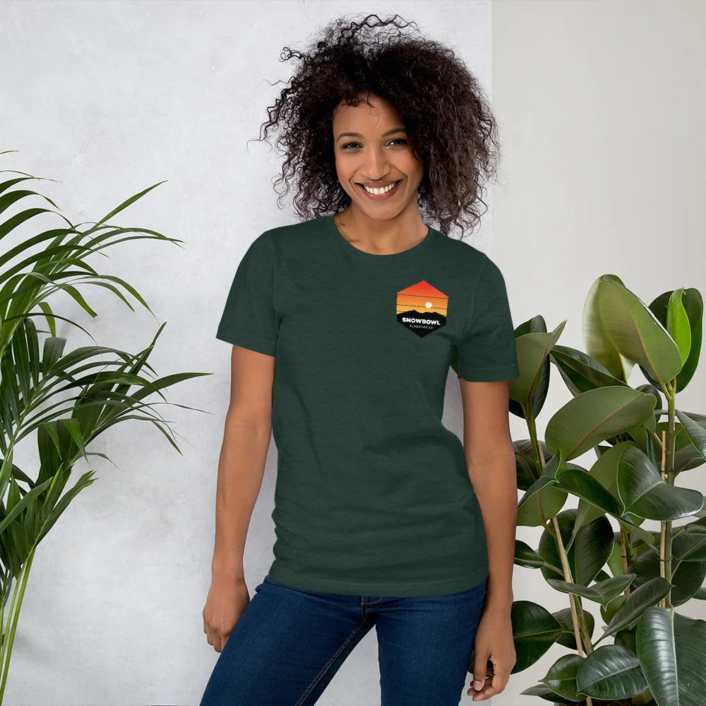 Sunset Pocket Logo Ladies T-Shirt