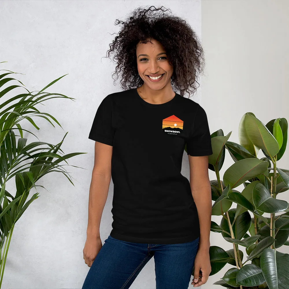 Sunset Pocket Logo Ladies T-Shirt